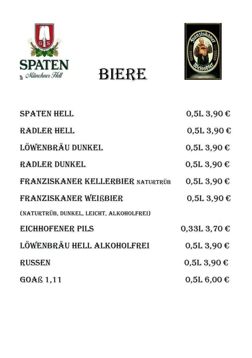 Café-Speisekarte Seite 8